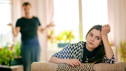 Dad setting boundaries and teenage daughter is frustrated